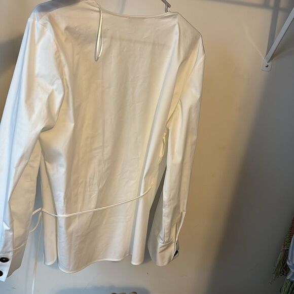 Club Monaco white blouse - Picture 2 of 4